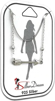 Image de SilberDream Chaîne de cheville 25cm Bijoux pour femmes 925 argent sterling Flèche SDF5185J