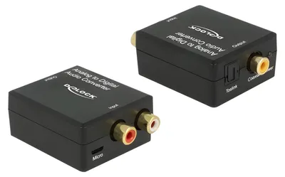 Produktbild von DeLOCK 63468, Micro-USB B, 16 Bit / 96 kHz, 44 mm, 63 mm, 23 mm