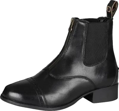 Obrázek produktu pro Dublin - "Foundation II" dětské jezdecké kotníkové boty, kůže, zapínání na zip WB2268 (29 EU) (Black)