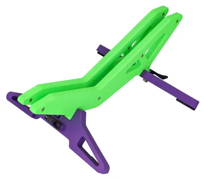 Immagine prodotto di Supporto per bicicletta regolabile - Porta biciclette per mountain bike, bici da corsa o bici da città - Antiscivolo - Realizzato in plastica ABS di alta qualità - Adatto per pneumatici da 30-80 mm