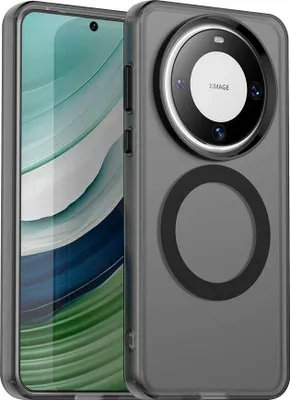 Immagine prodotto di Custodia magnetica per Huawei Mate 60, sottile custodia traslucida opaca antiurto Nero