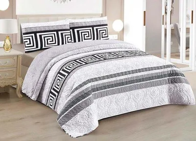Immagine prodotto di Copriletto reversibile leggero per 2 persone, imbottito, 220 x 260 cm