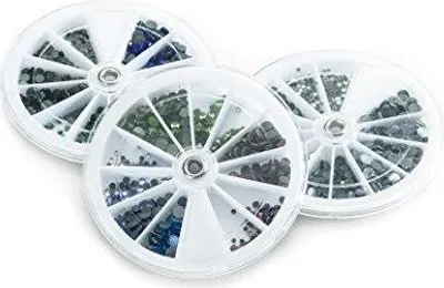 Produktbild von Pebaro Strasssteine Bastelset 2-5 mm 1440 Stück Multicolor