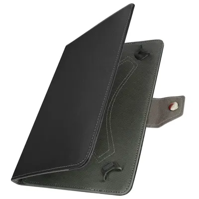 Immagine prodotto di Avizar, custodia universale per tablet da 10 pollici, design vintage e funzione supporto, colore nero