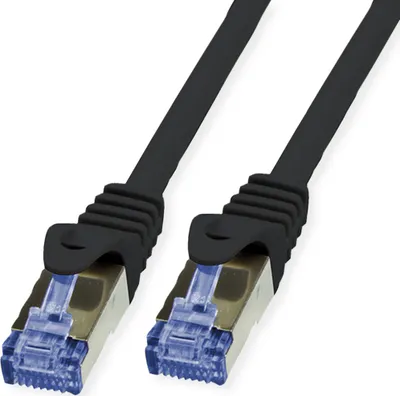 Produktbild von VALUE Outdoor Patchkabel Cat.6A (Class EA) S/FTP (PiMF), Massivdraht, LSOH, schwarz, 20 m