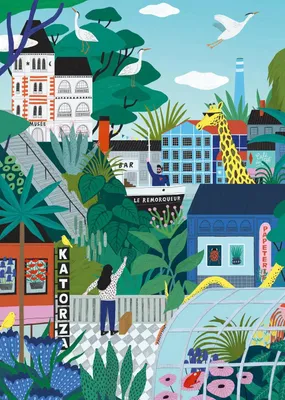 Immagine prodotto di Pieces & Peace - Puzzle "In città" - 500 pezzi