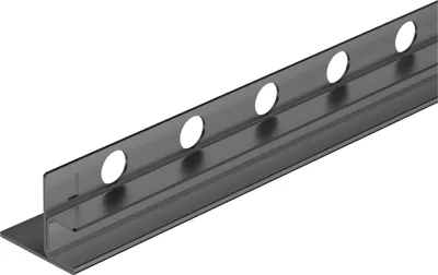 Produktbild von BALNEO Gefälleprofil Glasprofil links 120 cm Gunmetal
