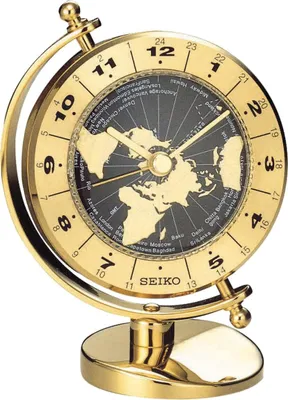 Seiko QHG106G Tischuhr Globus 1