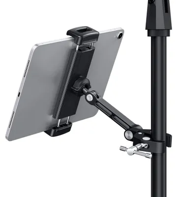 Immagine prodotto di Solidchoice - Supporto in alluminio per tablet, compatibile con microfoni