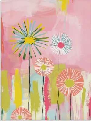 Produktbild von ARTland Glasbild Zarte Töne Größe: 45x60 cm