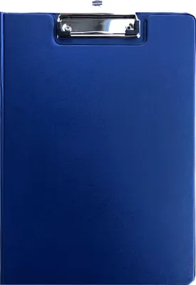 Produktbild von Klemmbrett mit Deckel blau Mappe Schreibunterlage Schreibplatte Clipboard A4