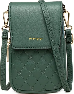 Produktbild von Umhängetasche Umhängetasche Damen, Handy-Umhängetasche, Minibag, Crossbody (Geeignet für Mobiltelefone unter 6,9 Zoll), mit Verstellbar Abnehmbar Schultergurt,Grün