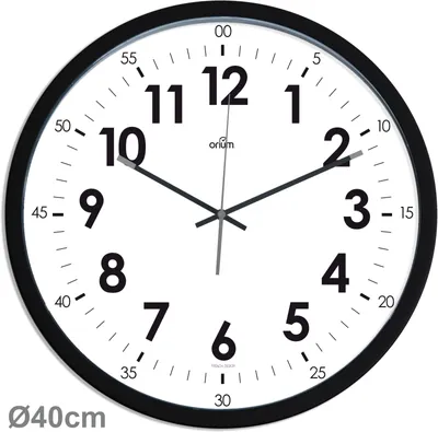 Produktbild von CEP Orium Wanduhr, Quarzuhr, schwarz