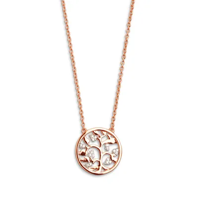 Produktbild von Xenox XS2944R Halskette mit Anhänger Damen Lebensbaum Silber Rosé Vergoldet