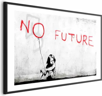 Produktbild von Posterpapier Poster - No Future 60x40 cm Streetart m-C-0317-ao-a