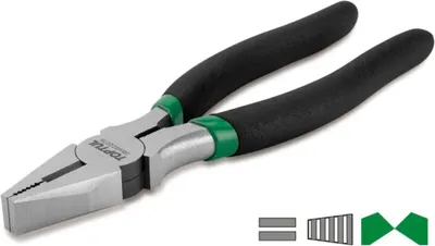 Produktbild von TOPTUL Kombinationszange DBAB2206B Chrom-Vanadium-Stahl