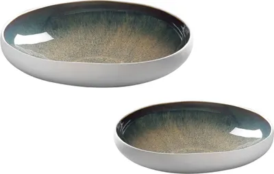 Produktbild von Mascagni Schüsselsatz 20EO1443. Abmessungen: 19,8 x 19,2 x 4,4 cm und 30 x 29 x 6,5 cm