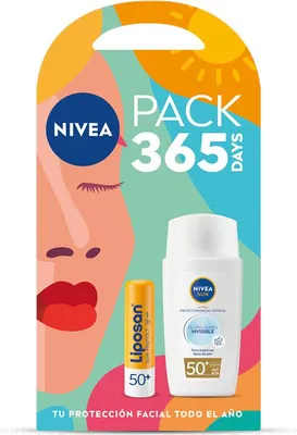 Immagine prodotto di Nivea Sun Invisible Daily Fluid Spf50 Liposan Spf50 confezione da 2 pezzi