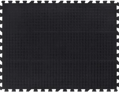 Obrázok produktu pre Gumová podlahová dlaždica čierna 12 mm 90x120 cm