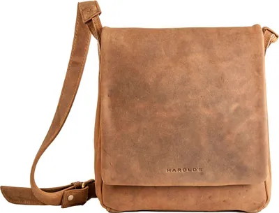 Immagine prodotto di HAROLD'S Pelle borsa a tracolla Antic Messenger Bag Nature marrone