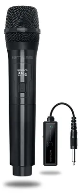 Obrázok produktu pre Muse MC-30 WI, Rádiový mikrofón, 90 dB, 50 - 15000 Hz, 95 dB, Bezdrôtový, 50 MHz