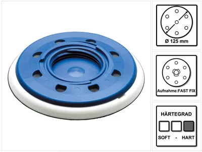Productafbeelding van Festool schuurschijf ST-STF D125/8 FX-H FastFix 125 mm hard ( 492127 )