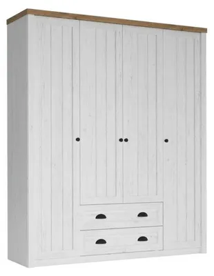 Produktbild von Garderobenschrank Kleiderschrank Stoffschrank Schubladen Kleiderstange