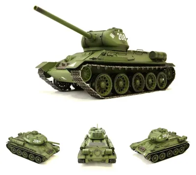 Produktbild von RC Panzer Russischer T-34/85 1:16 Heng Long, Rauch, Sound, Metallgetriebe