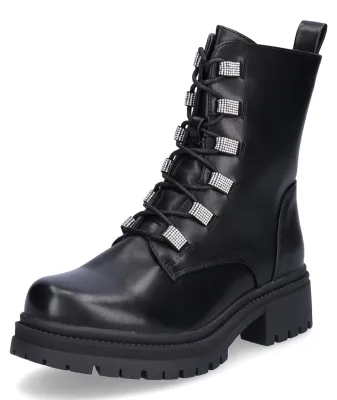 Produktbild von MIDS MADDIE Damen Schnürboot schwarz mit Strass