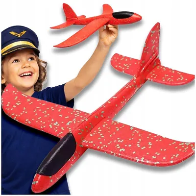 Produktbild von XXL Styropor Flugzeug Wurfgleiter Segelflieger für Kinder