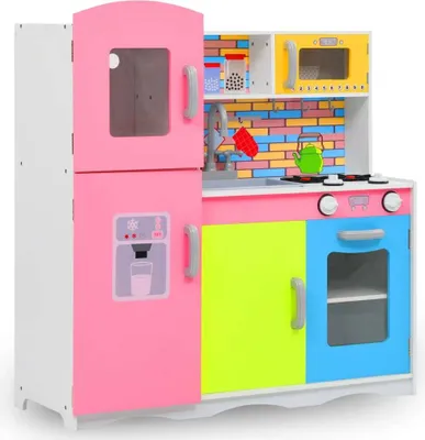 Image de Cuisine en jouet pour enfants MDF 80x30x85 cm Multicolore