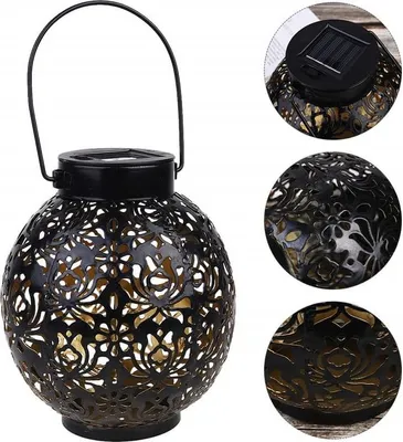 Obrázok produktu pre LED lampa záhradný prívesok pod novinami závesná dekorácia teplé svetlo