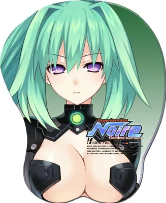 Image de Tapis de souris Hyperdimension Neptunia Vert (poitrine)