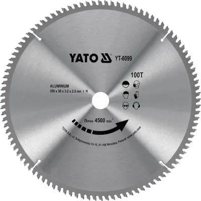 Image de Lame de scie en carbure pour aluminium 350x30mm 100Z