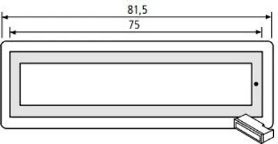 Produktbild von RENZ RSA2 Namensschild für RSA2 Klingel 97-9-85345