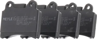 Produktbild von MEYLE 025 240 9717 Bremsbeläge Hinten für VW Touareg (7LA, 7L6, 7L7) Touareg (7P5, 7P6)