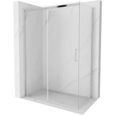 Obrázek produktu pro Mexen Omega rozsouvací sprchový kout 160 x 80 cm, Průhledné, Chromovaná - 825-160-080-01-00