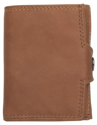 Obrázek produktu pro Josephine Osthoff Slim Wallet with coin pocket pánská peněženka z pravé kůže s ochranou RFID dámská malá peněženka pouzdro na karty peněženka (203)