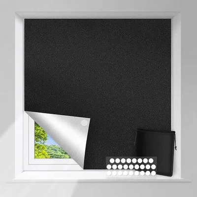 Obrázok produktu pre Cestovná zatemňovacia záclona, 150 x 200 cm, samolepiaca, možno prispôsobiť na mieru