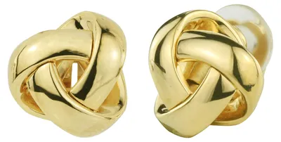 Produktbild von Traveller Ohrclip Damen Knoten 22kt vergoldet - 157339