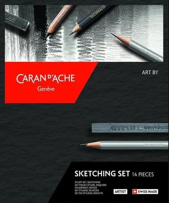Obrázok produktu pre Caran d-Ache 776.714, Grafitová ceruzka, uhlíková ceruzka, 14 kusov