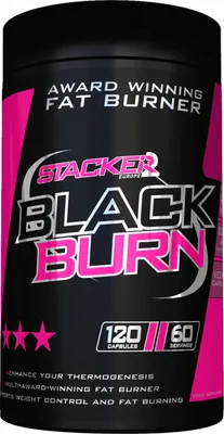 Produktbild von Stacker2 Black Burn (120) Standard - Dit & Gewichtsmanagement - Fatburner