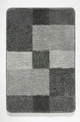 Produktbild von Kleine Wolke Badteppich JOANA LBH 60x50x2 cm silber Badematte