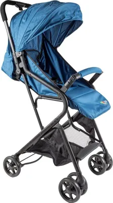 Immagine prodotto di Passeggino multifunzionale Mondotuo Poupy con chiusura a "carrello", adatto a bambini da 0 a 36 mesi, con schienale regolabile e blocco di sicurezza.
