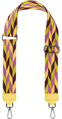 Produktbild von styleBREAKER Breiter Taschen Schulterriemen verstellbar mit Rauten Muster, Wechsel Taschengurt, Handyband, Handykette 02013031