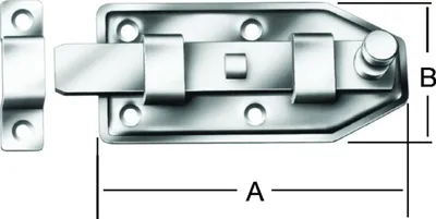 Produktbild von VORMANN Knopfriegel mit Schlaufe gerade, B56xL140mm verzinkt