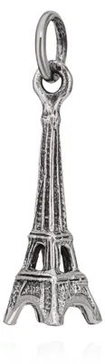 Produktbild von NKlaus Eiffelturm-Kettenanhänger, 925 Silber, Paris Frankreich, 24x17mm