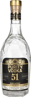 Produktbild von Purity CONNOISSEUR 51 RESERVE Organic Vodka 40% Vol. 0,7l