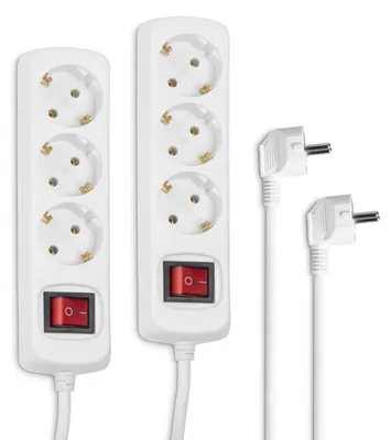 Produktbild von Hama 00137395, 1,4 m, Drinnen, Weiß, 3 AC-Ausgänge, 230 V, 3500 W