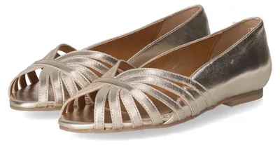 Immagine prodotto di Copenhagen Shoes, ballerine da donna, modello PASSIONATE, color oro, in pelle liscia, taglia: 39